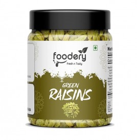 Foodery Green Rainis   Plastic Jar  250 grams